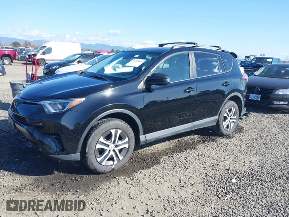 2017 Toyota RAV4 LE with VIN 2T3BFREV4HW586497, listed as a IAAI auction lot 41725876 with 73,666 mi miles. Bid and sale history available at carsss.com. Image 2.