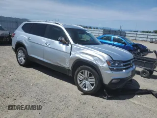2019 Volkswagen Atlas SE with VIN 1V2UR2CA1KC518092, listed as a Copart auction lot 57265695 with 96,902 mi miles and Salvage title. Bid and sale history available at DreamBid. Image 4.
