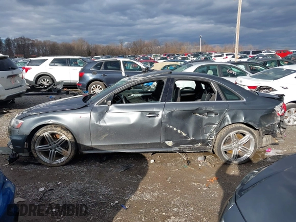 2015 Audi S4 Premium Plus with VIN WAUBGAFLXFA057138, listed as a IAAI auction lot 41191727 with 83,000 mi miles. Bid and sale history available at carsss.com. Image 14.