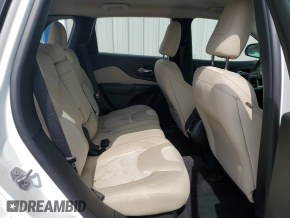 2017 Jeep Cherokee Sport with VIN 1C4PJLAB9HW565983, listed as a Copart auction lot 57095935 with 155,888 mi miles and Salvage title. Bid and sale history available at DreamBid. Image 10.