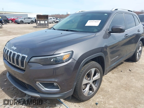 2020 Jeep Cherokee Limited with VIN 1C4PJLDB1LD521606, listed as a IAAI auction lot 41957045 with 51,223 mi miles. Bid and sale history available at carsss.com. Image 17.
