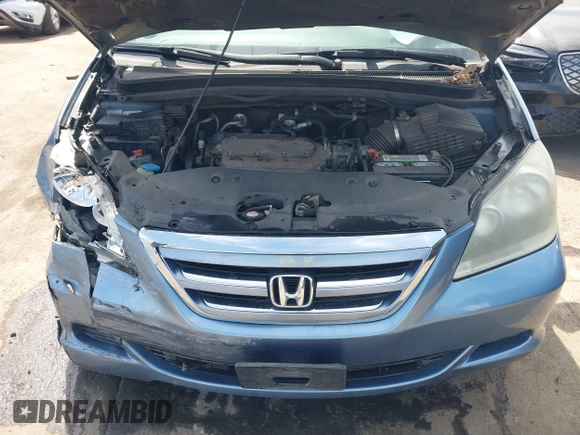 2007 Honda Odyssey EX-L with VIN 5FNRL38747B105430, listed as a IAAI auction lot 41841005 with 286,605 mi miles. Bid and sale history available at carsss.com. Image 10.