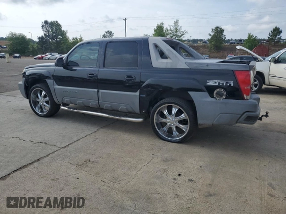 2002 Chevrolet Avalanche with VIN 3GNEC13T92G158903, listed as a Copart auction lot 54368185 with 231,991 mi miles and Clean Title. Bid and sale history available at carsss.com. Image 2.