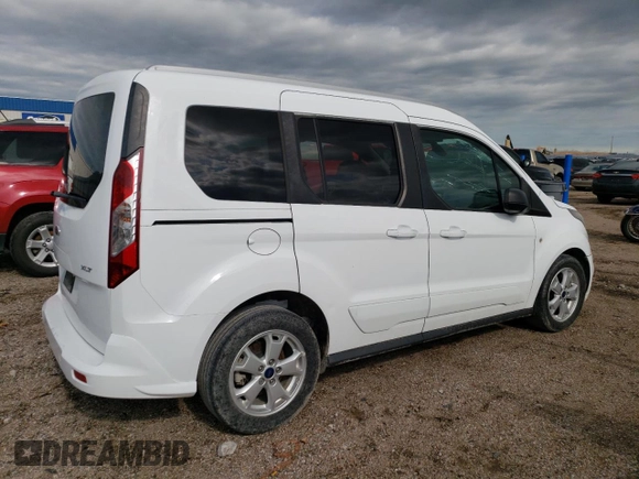 2015 Ford Transit Connect XLT with VIN NM0AE8F78F1204635, listed as a Copart auction lot 67088024 with 24,665 mi miles and Salvage title. Bid and sale history available at DreamBid. Image 3.