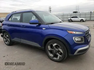 2022 Hyundai Venue Limited with VIN KMHRC8A30NU166729, listed as a Copart auction lot 47734835 with 45,714 mi miles and Salvage Title. Bid and sale history available at DreamBid. Image 4.