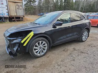 2021 Ford Escape Titanium Hybrid with VIN 1FMCU9DZ1MUA60443, listed as a Copart auction lot 80559254 with 30,968 mi miles and Salvage title. Bid and sale history available at DreamBid. Image 1.