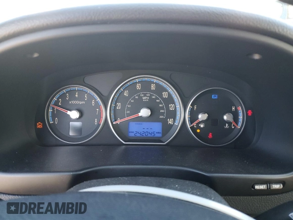 2007 Hyundai Santa Fe SE with VIN 5NMSH73E67H112832, listed as a Copart auction lot 45397715 with 242,045 mi miles and Salvage title. Bid and sale history available at DreamBid. Image 9.