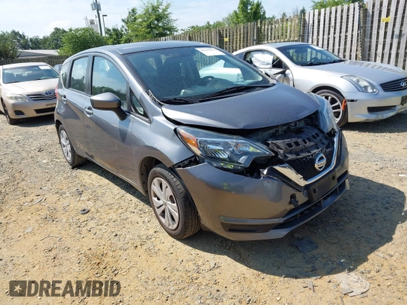 2018 Nissan Note SV with VIN 3N1CE2CP3JL365458, listed as a IAAI auction lot 42645452 with 67,656 mi miles and . Bid and sale history available at DreamBid. Image 1.