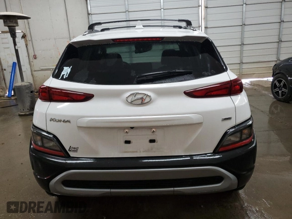 2023 Hyundai Kona SEL with VIN KM8K6CABXPU041341, listed as a Copart auction lot 50130115 with 32,024 mi miles and Salvage Title. Bid and sale history available at DreamBid. Image 6.
