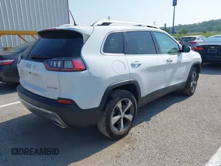2019 Jeep Cherokee Limited with VIN 1C4PJMDNXKD393171, listed as a IAAI auction lot 42406608 with 57,574 mi miles and . Bid and sale history available at DreamBid. Image 4.