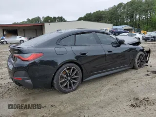 2023 BMW 4 Series 430i xDrive with VIN WBA73AV02PFN92266, listed as a Copart auction lot 57721715 with Not provided miles and Salvage title. Bid and sale history available at DreamBid. Image 3.