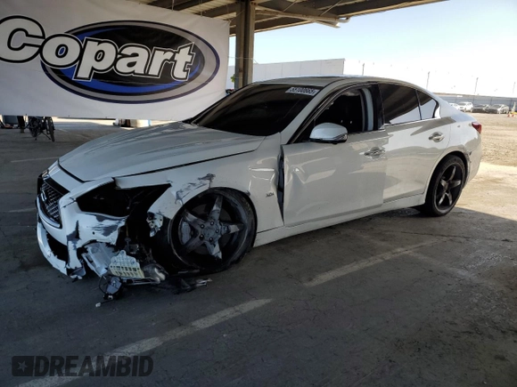 2020 Infiniti Q50 Sport z VIN JN1EV7AP0LM202316, wystawiony jako Copart lot #55100665 z przebiegiem 63 174 mil mil oraz Szkoda całkowita • Salvage title. Historia ofert i sprzedaży dostępna na DreamBid. Obrazek 1.
