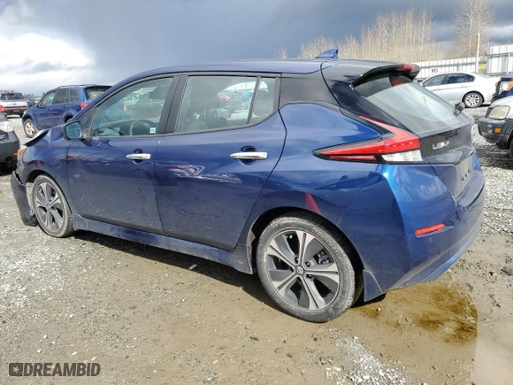 2020 Nissan LEAF SV with VIN 1N4AZ1CP8LC301262, listed as a Copart auction lot 49431835 with 64,234 mi miles and Salvage Title. Bid and sale history available at carsss.com. Image 2.