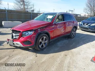 2017 Mercedes-Benz GLC with VIN WDC0G4KB5HF144051, listed as a IAAI auction lot 41944240 with 76,632 mi miles. Bid and sale history available at carsss.com. Image 2.