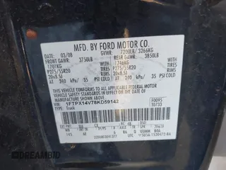 2008 Ford F-150 XLT с VIN 1FTPX14V78KD59142, выставлен на аукционе IAAI как лот 42483402 с пробегом 143 827 миль миль и . История ставок и продаж доступна на DreamBid. Изображение 9.