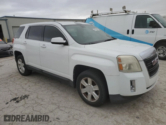 2012 GMC Terrain SLE-1 with VIN 2GKALMEK5C6313834, listed as a Copart auction lot 49534365 with 163,548 mi miles and Clean Title. Bid and sale history available at carsss.com. Image 4.