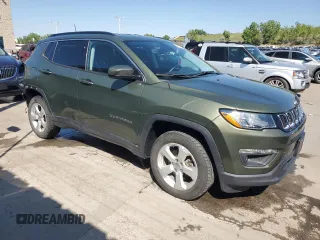 2021 Jeep Compass Altitude with VIN 3C4NJDBBXMT558309, listed as a Copart auction lot 59976145 with 38,736 mi miles and Salvage title. Bid and sale history available at DreamBid. Image 4.