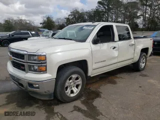 2014 Chevrolet Silverado 1500 LTZ with VIN 3GCUKSEC8EG467924, listed as a Copart auction lot 47563965 with 148,955 mi miles and Salvage Title. Bid and sale history available at carsss.com. Image 1.