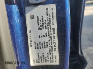 2021 Tesla Model 3 Standard Range Plus z VIN 5YJ3E1EA6MF961439, wystawiony jako Copart lot #49825655 z przebiegiem 38 355 mil mil oraz Szkody całkowita. Historia ofert i sprzedaży dostępna na DreamBid. Obrazek 12.