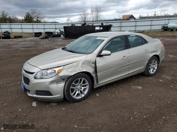 2015 Chevrolet Malibu LT with VIN 1G11C5SLXFF260324, listed as a Copart auction lot 53360975 with 98,033 mi miles and Salvage Title. Bid and sale history available at carsss.com. Image 1.