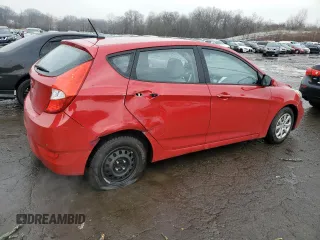 2013 Hyundai Accent GS with VIN KMHCT5AEXDU105425, listed as a Copart auction lot 46799235 with 145,913 mi miles and Salvage Title. Bid and sale history available at carsss.com. Image 3.