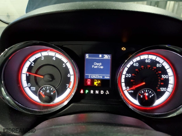 2012 Dodge Grand Caravan Crew with VIN 2C4RDGDG0CR314480, listed as a Copart auction lot 46797435 with 212,623 mi miles and Salvage Title. Bid and sale history available at carsss.com. Image 9.