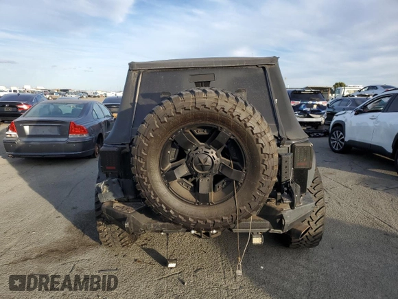 2008 Jeep Wrangler Unlimited X with VIN 1J4GB39168L649280, listed as a Copart auction lot 81379354 with 161,365 mi miles and Salvage Title. Bid and sale history available at DreamBid. Image 6.