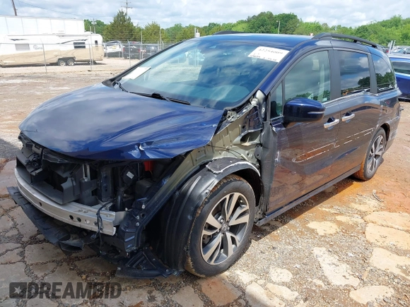 2022 Honda Odyssey Touring with VIN 5FNRL6H86NB004865, listed as a IAAI auction lot 42254009 with 47,229 mi miles and . Bid and sale history available at DreamBid. Image 17.