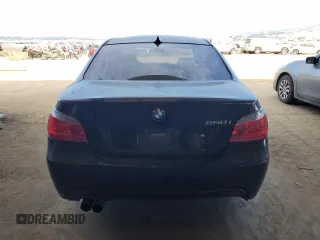 2008 BMW 5 Series 550i with VIN WBANW53598CT48525, listed as a Copart auction lot 48611945 with 103,546 mi miles and Salvage Title. Bid and sale history available at carsss.com. Image 6.