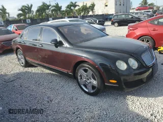 2006 Bentley Flying Spur with VIN SCBBR53W96C031785, listed as a Copart auction lot 81912514 with 58,606 mi miles and Salvage Title. Bid and sale history available at DreamBid. Image 4.