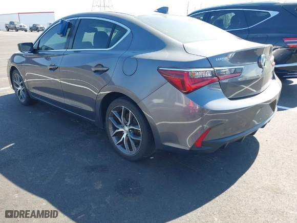 2020 Acura ILX w/Premium Pkg with VIN 19UDE2F77LA005859, listed as a IAAI auction lot 41886476 with 46480 miles. Bid and sale history available at carsss.com. Image 3.
