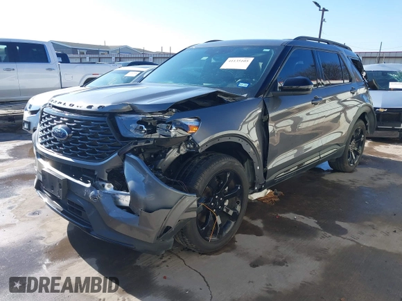 2023 Ford Explorer ST-Line with VIN 1FMSK7KH4PGC34783, listed as a IAAI auction lot 41135105 with 17,922 mi miles. Bid and sale history available at carsss.com. Image 23.