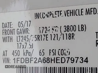2017 Ford F-250 XL с VIN 1FDBF2A68HED79734, выставлен на аукционе IAAI как лот 42479755 с пробегом 59 208 миль миль и . История ставок и продаж доступна на DreamBid. Изображение 9.