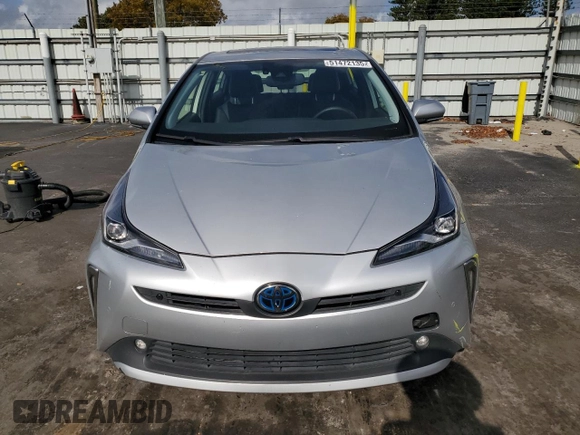 2022 Toyota Prius L Eco with VIN JTDKAMFU7N3155884, listed as a Copart auction lot 51472135 with 38,356 mi miles and Salvage Title. Bid and sale history available at carsss.com. Image 5.