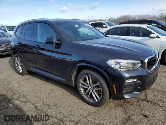 2018 BMW X3 xDrive30i with VIN 5UXTR9C59JLD90032, listed as a Copart auction lot 86059584 with 44,580 mi miles and Salvage Title. Bid and sale history available at carsss.com. Image 4.