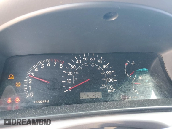 2008 Toyota Corolla CE with VIN 1NXBR32E88Z045437, listed as a Copart auction lot 54093465 with 202,487 mi miles and Clean Title. Bid and sale history available at DreamBid. Image 9.