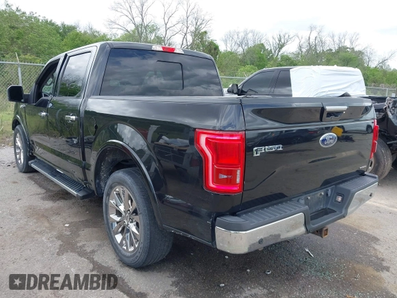 2015 Ford F-150 XL with VIN 1FTEW1CF3FKD74609, listed as a IAAI auction lot 41966627 with 145,839 mi miles. Bid and sale history available at carsss.com. Image 3.