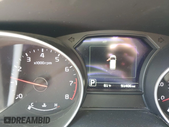 2015 Kia Sedona SX with VIN KNDMC5C14F6025113, listed as a Copart auction lot 53763484 with 91,406 mi miles and Salvage Title. Bid and sale history available at carsss.com. Image 9.
