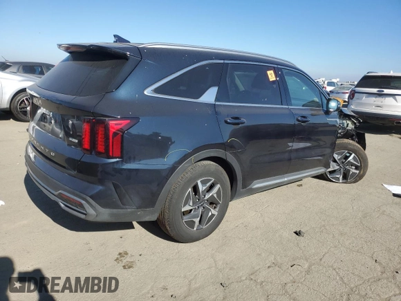 2022 Kia Sorento EX with VIN KNDRH4LG1N5079642, listed as a Copart auction lot 89383905 with 23,307 mi miles and Salvage title. Bid and sale history available at DreamBid. Image 3.
