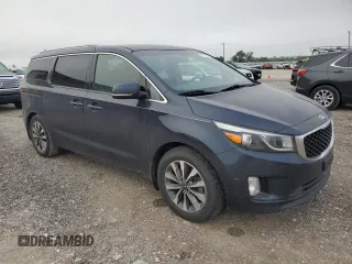 2015 Kia Sedona SX with VIN KNDMC5C17F6036123, listed as a Copart auction lot 58172094 with 128,585 mi miles and Clean Title. Bid and sale history available at carsss.com. Image 4.
