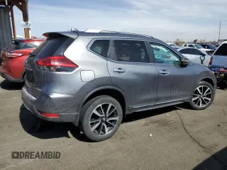 2017 Nissan Rogue SL with VIN 5N1AT2MV2HC774723, listed as a Copart auction lot 48857545 with 205,035 mi miles and Salvage Title. Bid and sale history available at carsss.com. Image 3.