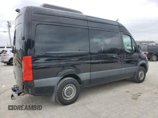 2019 Mercedes-Benz Sprinter Passenger with VIN WDZPF0CD0KP053741, listed as a Copart auction lot 87728715 with 75,061 mi miles and Salvage Title. Bid and sale history available at carsss.com. Image 3.