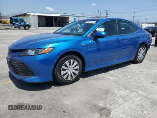 2019 Toyota Camry Hybrid LE z VIN 4T1B31HK9KU006155, wystawiony jako Copart lot #58420135 z przebiegiem 72 666 mil mil oraz Szkoda całkowita • Salvage title. Historia ofert i sprzedaży dostępna na DreamBid. Obrazek 1.