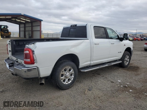 2023 Ram 2500 Laramie with VIN 3C6UR5FL6PG533411, listed as a Copart auction lot 85919074 with 0 mi miles and Salvage Title. Bid and sale history available at carsss.com. Image 3.