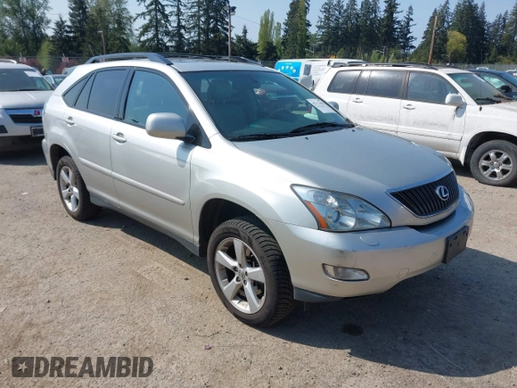 2007 Lexus RX 350 with VIN 2T2HK31U37C028032, listed as a IAAI auction lot 42117631 with 142,430 mi miles. Bid and sale history available at carsss.com. Image 1.