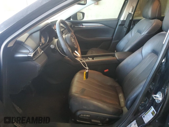 2021 Mazda 6 Carbon Edition with VIN JM1GL1WY9M1605756, listed as a Copart auction lot 46778355 with 60,063 mi miles and Salvage Title. Bid and sale history available at DreamBid. Image 7.