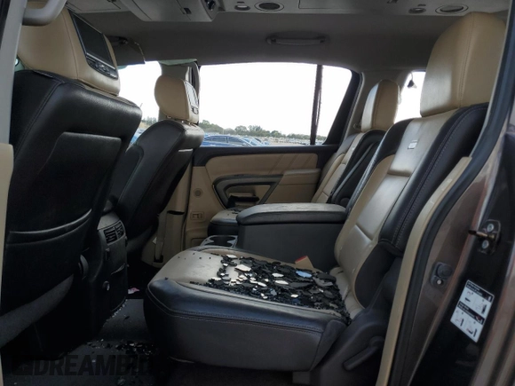 2015 Nissan Armada Platinum z VIN 5N1BA0NF2FN623534, wystawiony jako Copart lot #43910765 z przebiegiem 110 270 mil mil oraz Szkoda całkowita • Salvage title. Historia ofert i sprzedaży dostępna na DreamBid. Obrazek 11.