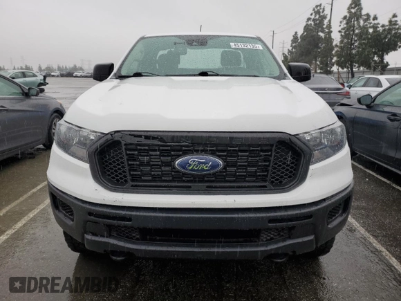 2021 Ford Ranger XL with VIN 1FTER1FHXMLD60010, listed as a Copart auction lot 45132135 with 38,237 mi miles and Salvage Title. Bid and sale history available at DreamBid. Image 5.