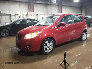 2009 Pontiac G3 with VIN KL2TD66E89B654269, listed as a Copart auction lot 85210354 with 34,610 mi miles and Salvage Title. Bid and sale history available at DreamBid. Image 1.