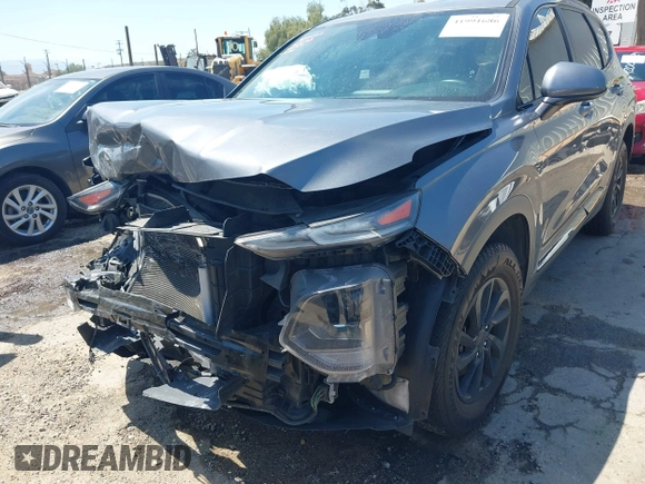 2019 Hyundai Santa Fe SE with VIN 5NMS23AD7KH009688, listed as a IAAI auction lot 41991686 with 77,942 mi miles and . Bid and sale history available at DreamBid. Image 6.